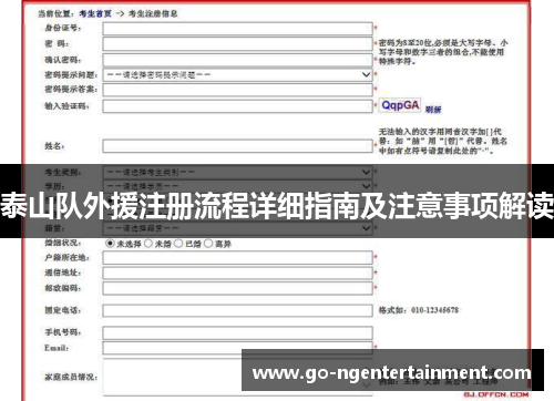 泰山队外援注册流程详细指南及注意事项解读